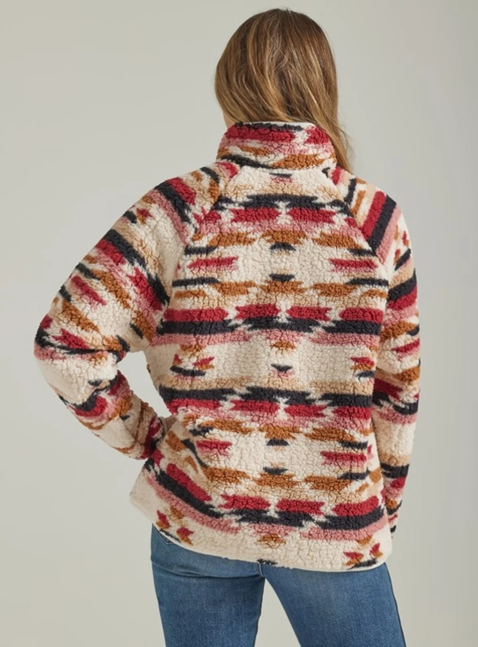 Wrangler Ladies Vintage Antique White Sherpa Jacket 3 Wrangler Ladies Vintage Antique White Sherpa Jacket