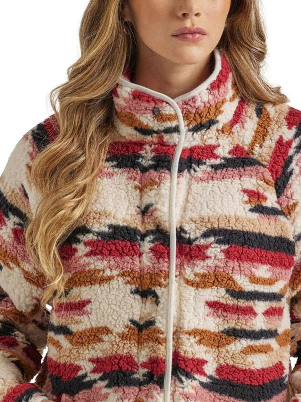 Wrangler Ladies Vintage Antique White Sherpa Jacket 5 Wrangler Ladies Vintage Antique White Sherpa Jacket - Image 3