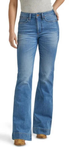 Wrangler Ladies Eliza High Rise Trouser 9 Wrangler Ladies Eliza High Rise Trouser -Wrangler Store P2786115 4 06810.1691172668