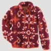 Wrangler Girls Burgundy Sherpa Pullover