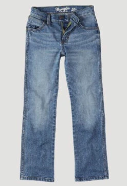 Wrangler Boys Retro Slim Straight Jean In Roughhouse