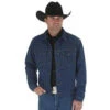 Wrangler - Men's Western Unlined Heavyweight Prewashed Jacket - Denim -Wrangler Store P809950 58872.1673538393