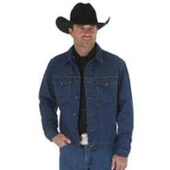 Wrangler - Men's Western Unlined Heavyweight Prewashed Jacket - Denim