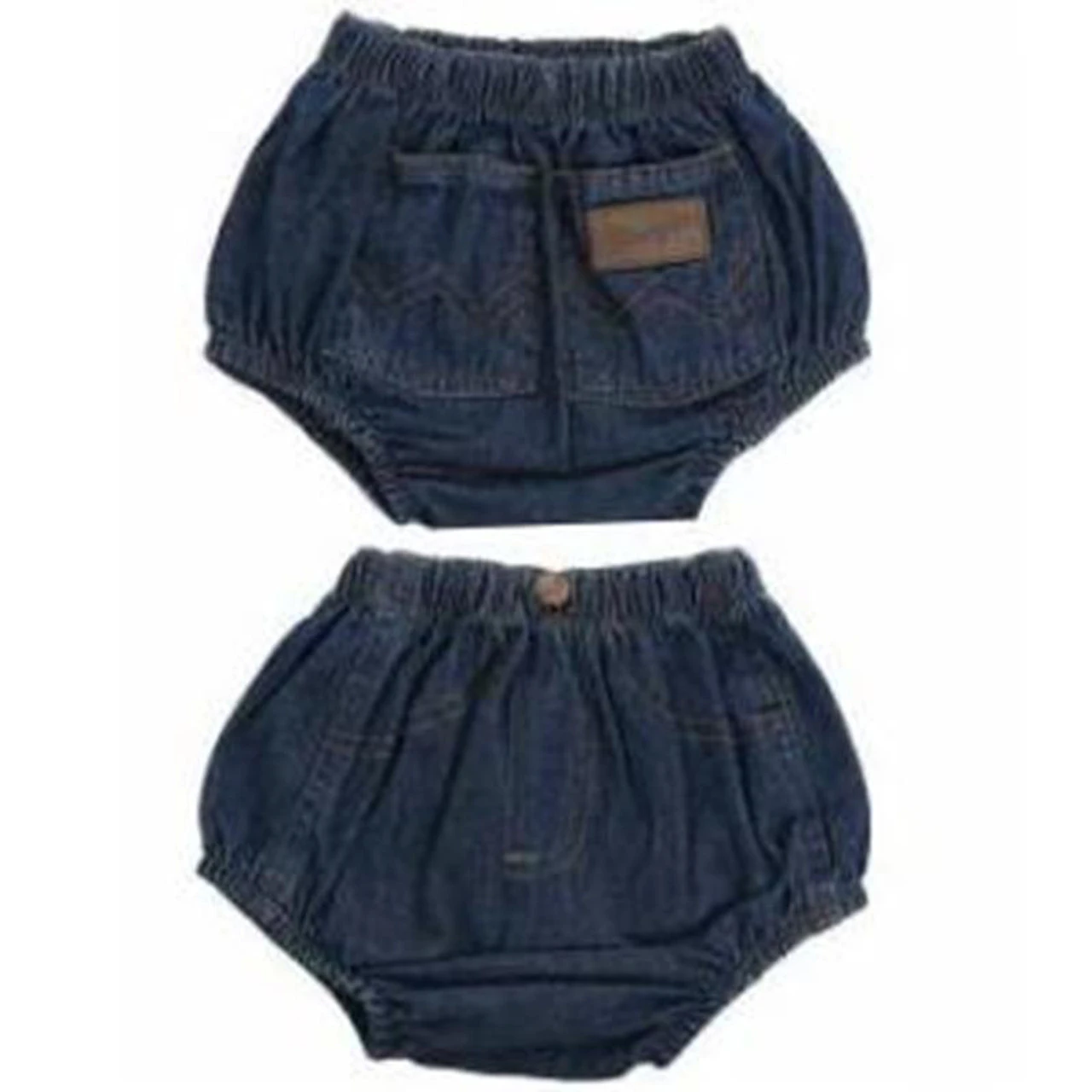 Wrangler - Prewashed Infant Diaper Cover - Indigo 3 Wrangler - Prewashed Infant Diaper Cover - Indigo