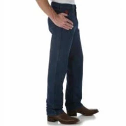 Wrangler - Flame Resistant Original Fit Prewashed Jeans - Denim