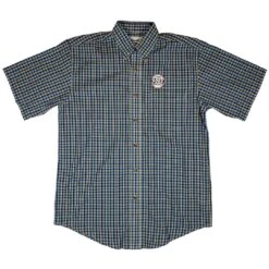 Wrangler Men's Riata Plaid Short Sleeve Shirt -Wrangler Store WRA MR2107BT FT