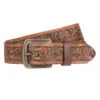 Wrangler Men's Filigree Pattern Embossed Leather Belt -Wrangler Store b672210a2f6bcd69e1778e67f8bca133