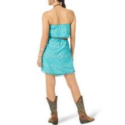 Wrangler Women's Pom Fringe Strapless Dress 10 Wrangler Women's Pom Fringe Strapless Dress -Wrangler Store img12089 wrangler women s pom fringe strapless dress