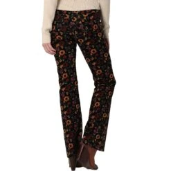 Wrangler Women's Fierce Flare Floral Print Corduroy Jeans -Wrangler Store img14422 wrangler women s fierce flare floral print corduroy jeans