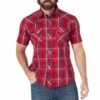 Wrangler Men's Fashion Short Sleeve Plaid Snap Shirt 1 Wrangler Men's Fashion Short Sleeve Plaid Snap Shirt -Wrangler Store img18022 wrangler men s fashion short sleeve plaid snap shirt