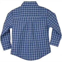 Wrangler Boys' Riata Button-Down Plaid Shirt -Wrangler Store img18329 wrangler boys riata button down plaid shirt