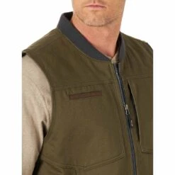 Wrangler Men's Riggs Workwear Canvas Work Vest -Wrangler Store img22090 wrangler men s riggs workwear canvas work vest
