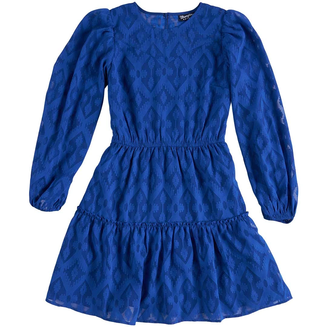 Wrangler Women's Retro Vintage Tiered Long Sleeve Dress 7 Wrangler Women's Retro Vintage Tiered Long Sleeve Dress - Image 5