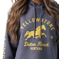 Wrangler X Yellowstone Women's Dutton Ranch Cropped Hoodie -Wrangler Store img24261 wrangler x yellowstone women s dutton ranch cropped hoodie