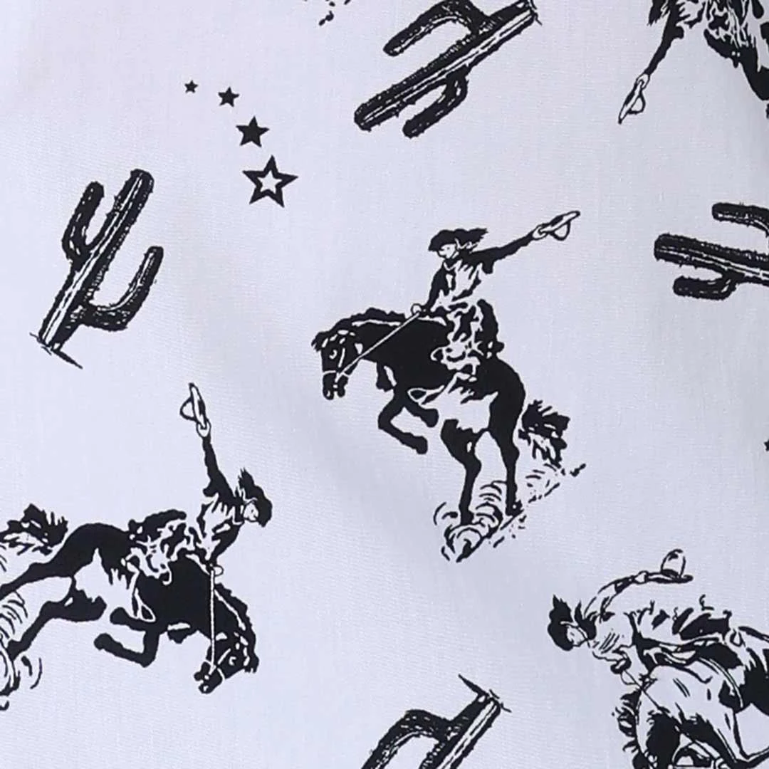 Wrangler Women's Retro Cowgirl Print Snap Shirt 6 Wrangler Women's Retro Cowgirl Print Snap Shirt - Image 4