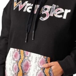 Wrangler Women's Retro Snake Print Hoodie -Wrangler Store img28918 wrangler women s retro snake print hoodie