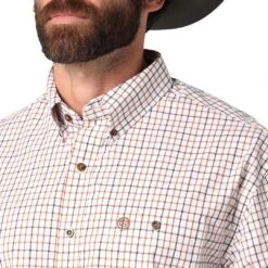 Wrangler Men's George Strait Plaid Button-down Shirt 9 Wrangler Men's George Strait Plaid Button-down Shirt -Wrangler Store img29401 wrangler men s george strait plaid button down shirt