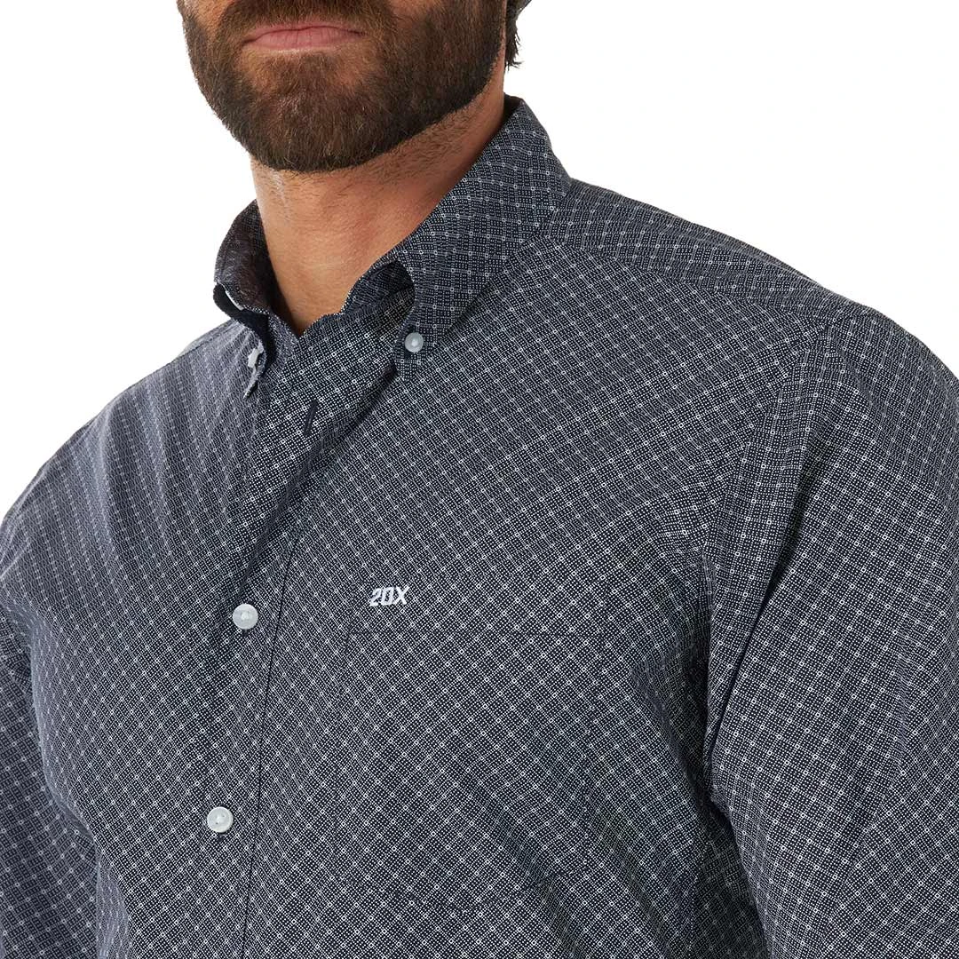 Wrangler Men's 20X Competition Button-Down Print Shirt 4 Wrangler Men's 20X Competition Button-Down Print Shirt - Image 2