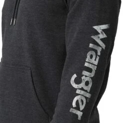 Wrangler Men's Logo Arm Hit Pullover Hoodie -Wrangler Store img30531 wrangler men s logo arm hit pullover hoodie