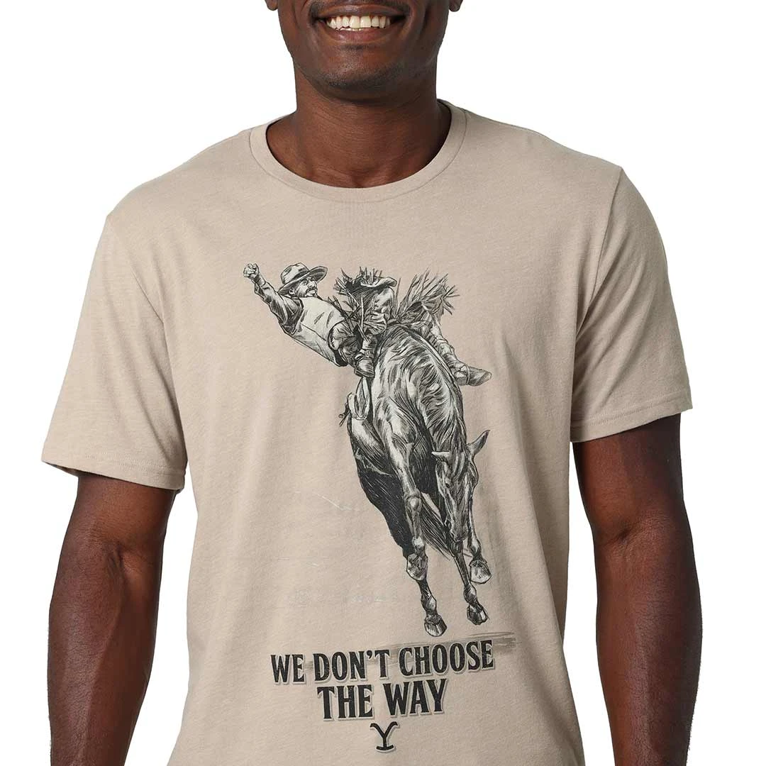 Wrangler X Yellowstone Men's We Don't Choose The Way T-Shirt 5 Wrangler X Yellowstone Men's We Don't Choose The Way T-Shirt - Image 3