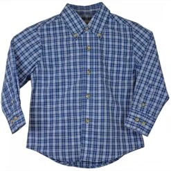 Wrangler Boys' Riata Button-Down Plaid Shirt -Wrangler Store img31631 wrangler boys riata button down plaid shirt