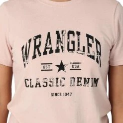Wrangler Women's Retro Text Logo Graphic T-Shirt -Wrangler Store img32392 wrangler women s retro text logo graphic t shirt