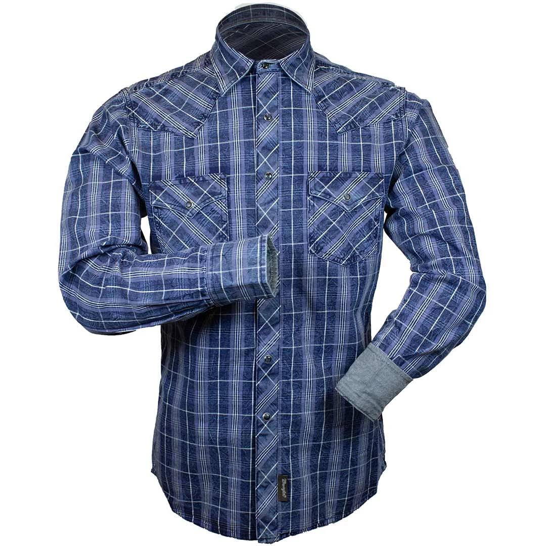 Wrangler Men's Retro Plaid Snap Shirt 3 Wrangler Men's Retro Plaid Snap Shirt