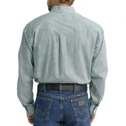 Wrangler Men's George Strait Circle Print Button-Down Shirt -Wrangler Store img33471 wrangler men s george strait circle print button down shirt