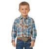 Wrangler Boys' Retro Plaid Shirt -Wrangler Store img33877 wrangler boy s retro plaid shirt