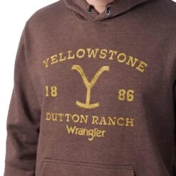 Wrangler X Yellowstone Men's Dutton Ranch 1886 Hoodie -Wrangler Store img35733 wrangler x yellowstone men s dutton ranch 1886 hoodie