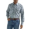 Wrangler Men's 20X AC Plaid Snap Shirt 2 Wrangler Men's 20X AC Plaid Snap Shirt -Wrangler Store img40006 wrangler men s 20x ac plaid snap shirt
