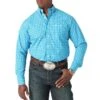 Wrangler Men's George Strait Plaid Button-Down Shirt -Wrangler Store img40241 wrangler men s george strait plaid button down shirt