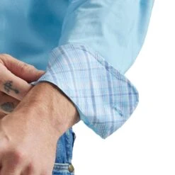 Wrangler Men's George Strait Solid Button-Down Shirt -Wrangler Store img43858 wrangler men s george strait solid button down shirt