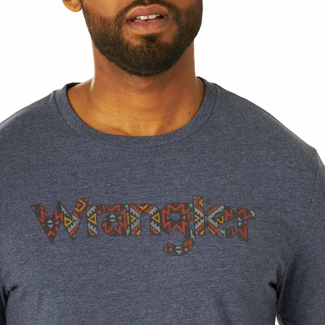 Wrangler Men's Aztec Logo Graphic T-shirt 5 Wrangler Men's Aztec Logo Graphic T-shirt - Image 3