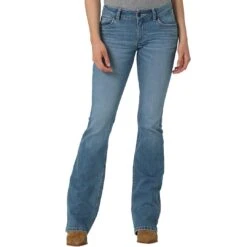Wrangler Women's Retro Paisley Pocket Bootcut Jeans -Wrangler Store img48230 wrangler women s retro paisley pocket bootcut jeans