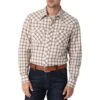 Wrangler Men's Retro Sawtooth Pocket Plaid Snap Shirt -Wrangler Store img48266 wrangler men s retro sawtooth pocket plaid snap shirt