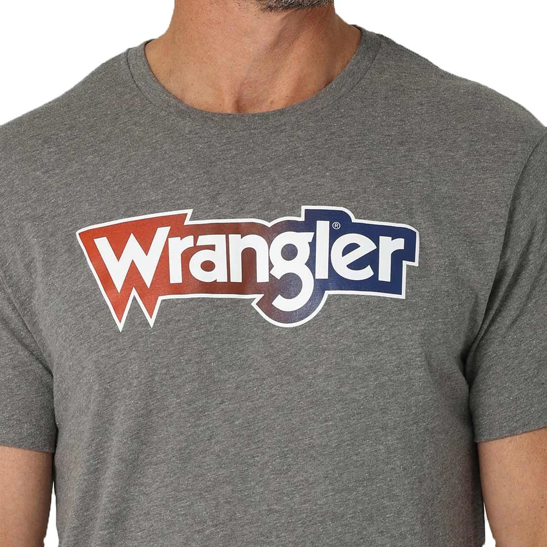Wrangler Men's Ombre Logo Graphic T-shirt 5 Wrangler Men's Ombre Logo Graphic T-shirt - Image 3