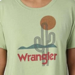Wrangler Women's Cactus Cropped Graphic T-Shirt -Wrangler Store img49263 wrangler women s cactus cropped graphic t shirt