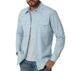 Wrangler Men's 20X Competition Advanced Comfort Circle Print Snap Shirt