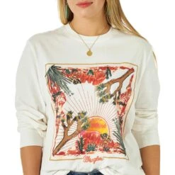Wrangler Women's Retro Graphic Long Sleeve T-Shirt -Wrangler Store img53865 wrangler women s retro graphic long sleeve t shirt