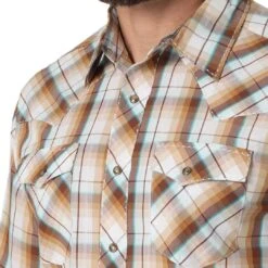 Wrangler Men's Fashion Plaid Snap Shirt 8 Wrangler Men's Fashion Plaid Snap Shirt -Wrangler Store img55337 wrangler men s fashion plaid snap shirt