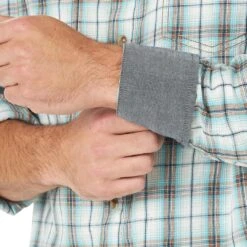 Wrangler Men's Retro Curved Yoke Plaid Snap Shirt -Wrangler Store img55656 wrangler men s retro curved yoke plaid snap shirt