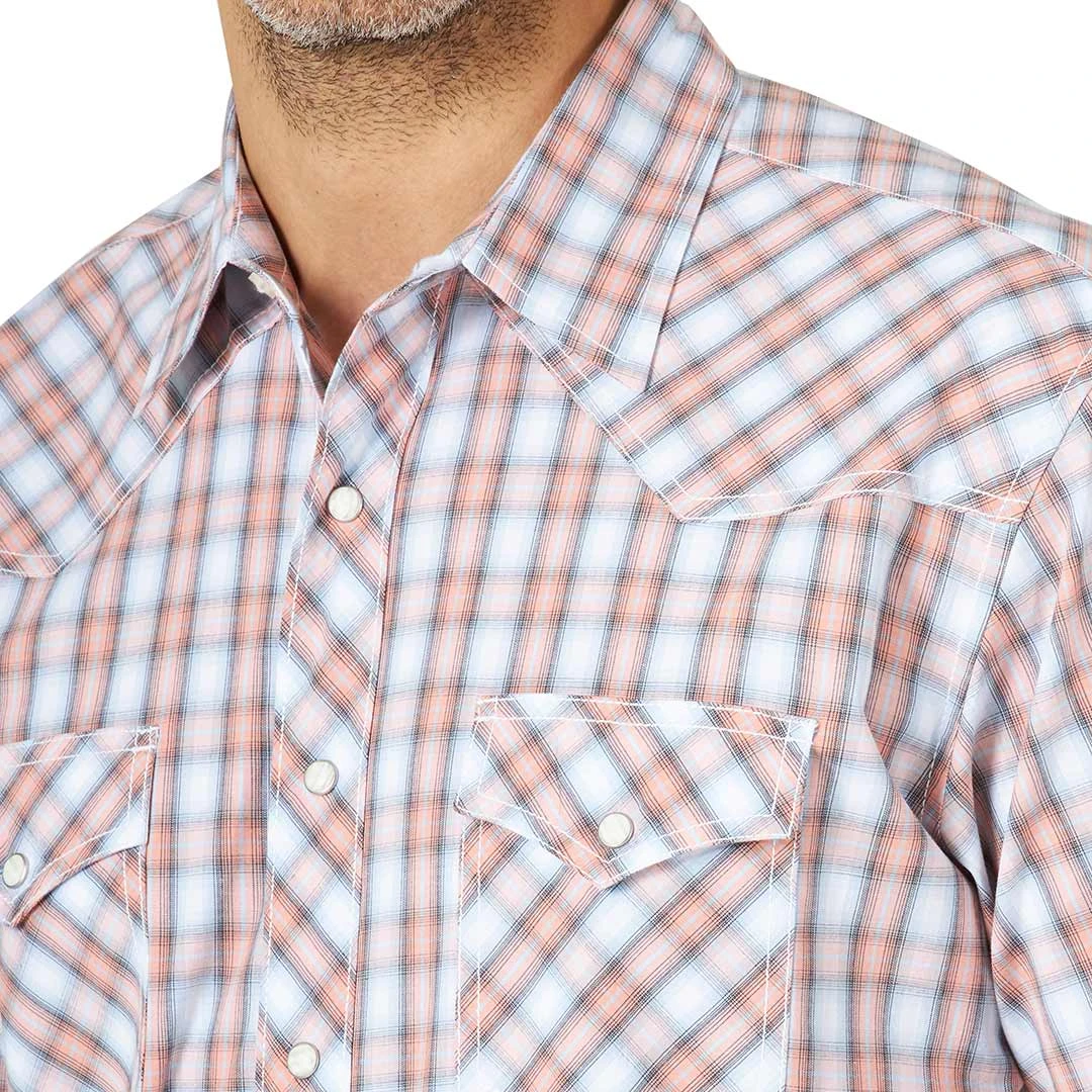 Wrangler Men's 20X Competition Advanced Comfort Plaid Snap Shirt 7 Wrangler Men's 20X Competition Advanced Comfort Plaid Snap Shirt - Image 5