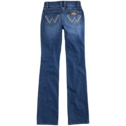 Wrangler Women's Retro Mae Aztec Pocket Bootcut Jeans -Wrangler Store img58021 wrangler women s retro mae aztec pocket bootcut jeans