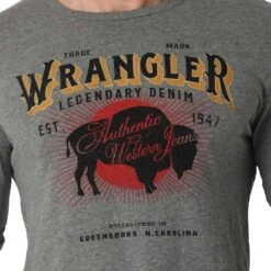 Wrangler Men's Long Sleeve Graphic T-Shirt -Wrangler Store img59350 wrangler men s long sleeve graphic t shirt