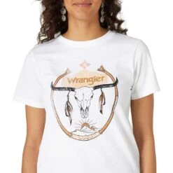 Wrangler Women's Longhorn Graphic T-Shirt -Wrangler Store img60875 wrangler women s longhorn graphic t shirt