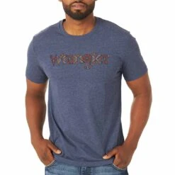 Wrangler Men's Aztec Logo Graphic T-shirt