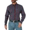 Wrangler Men's 20X Performance Button-Down Plaid Shirt -Wrangler Store img65893 wrangler men s 20x performance button down plaid shirt