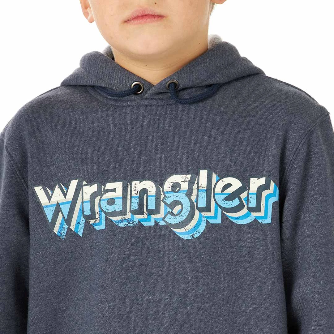 Wrangler Boys' Kabel Logo Graphic Hoodie 5 Wrangler Boys' Kabel Logo Graphic Hoodie - Image 3