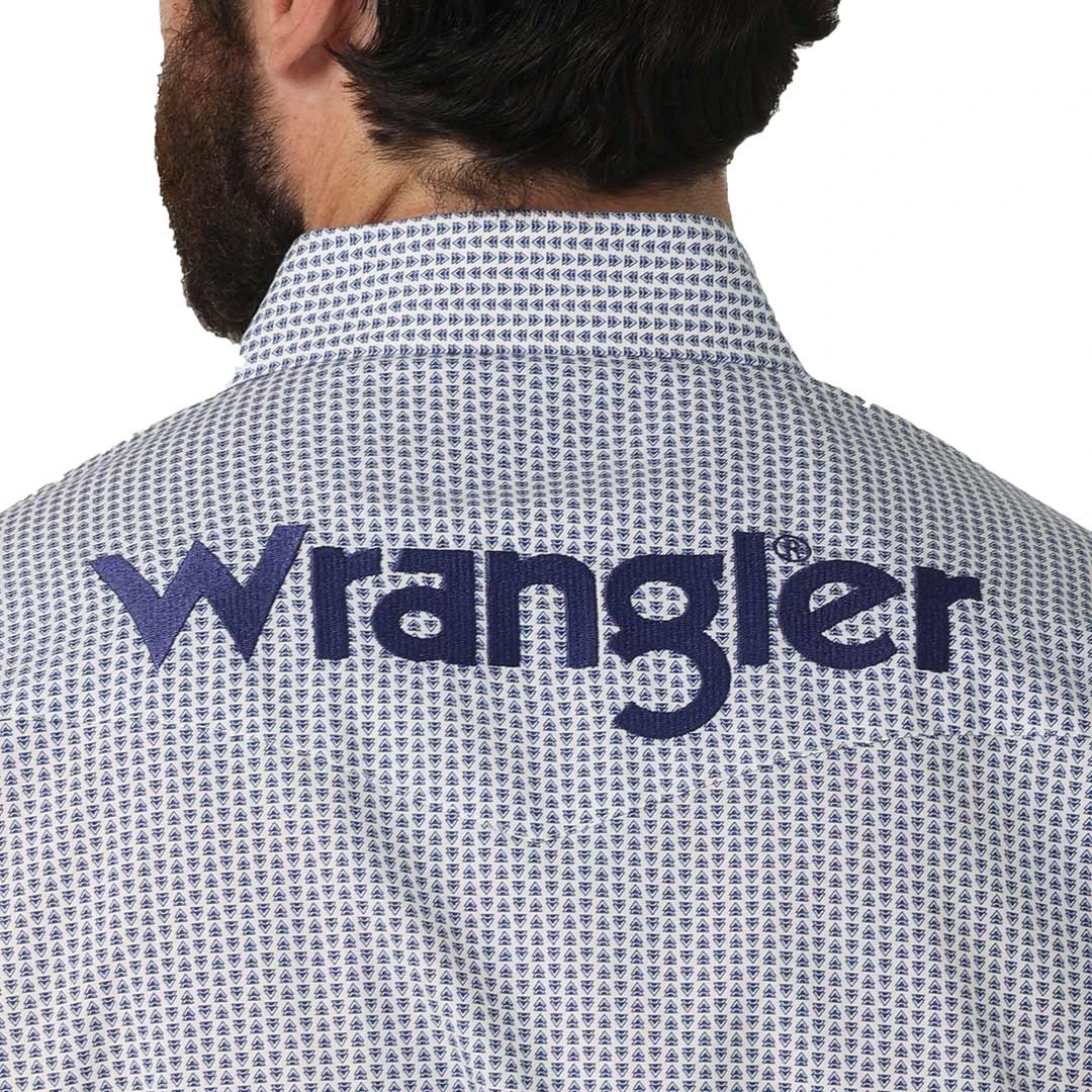 Wrangler Men's Logo Button-Down Print Shirt 7 Wrangler Men's Logo Button-Down Print Shirt - Image 5